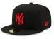 Бейсболка snapback MLB New York Yankees NY 59FIFTY черная красная 