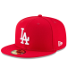 Бейсболка Los Angeles Dodgers красная LA 59FIFTY snapback