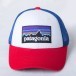 Бейсболка Patagonia красная синяя сетка